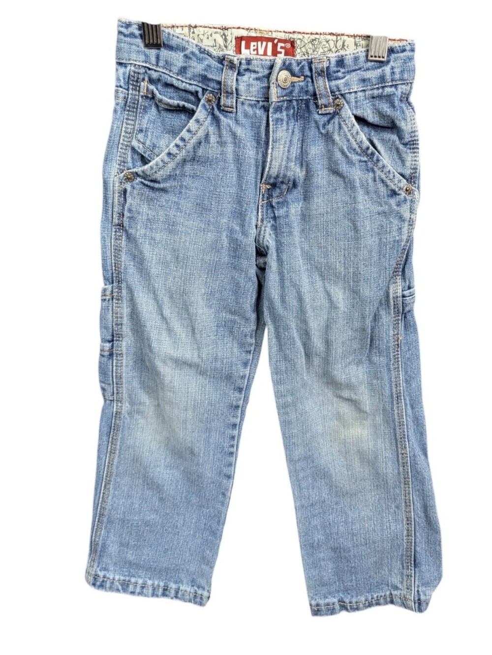 Levi's Boy's Wide Leg Carpenter Jeans Sz 6